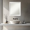 Amanti Art Incline Beveled Wood Framed Bathroom Vanity Wall Mirror - 4 of 4