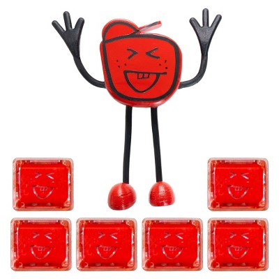 Glo Pals Character Sammy & 6 Red Light Up Water Cubes