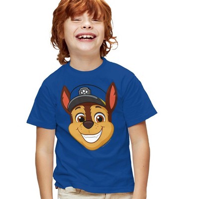 Boys' Short Sleeve Paw Patrol Chase Grin T-Shirt