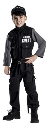 Dress Up America Swat Police Costume For Kids - Small : Target