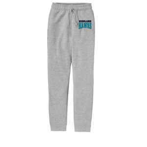 Adult Highland High School Hawks Name Classic Fleece Jogger Pants : Target