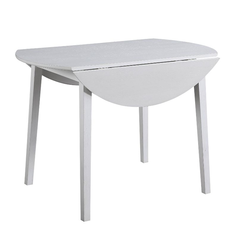 Naples Drop Leaf Dining Table White - Steve Silver Co., 5 of 12