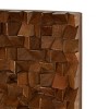 Olivia & May 16"x47" Mango Wood Geometric Handmade 3D Cube Inspired Panel Wall Decor Brown: Modern Style, Dry Clean Only - 3 of 4