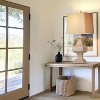 ROTTOGOON 33-inch Large Retro Resin Table Lamp, Rustic Side Table Lamp For Living Room Decor, With 1 LED Bulb, Beige for Living Rooms, Bedrooms - 3 of 4