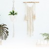 Unique Bargains Macrame Plant Hanger Woven Cotton Indoor Outdoor Decorative - 2 of 4