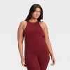 Women's Everyday Soft High Neck Tank Top - All In Motion™ - 4 of 4