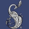 Junior's Design By Humans Beautiful Peacock. Decorative illustration. By Katyau T-Shirt - 2 of 3