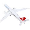 Boeing 787-9 Commercial Aircraft with Flaps Down "Turkish Airlines" White w/Red Tail 1/400 Diecast Model Airplane by GeminiJets - 3 of 4
