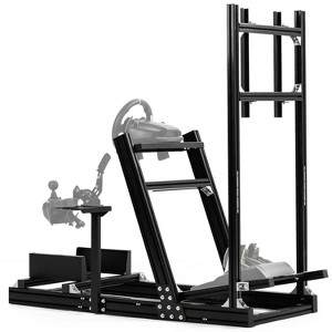 Dardoo Adjustable Aluminum Profile Sim Rig, Fits All Major Brands (Logitech, Thrustmaster, etc.). Not Include Wheel, Pedal, Handbrake,and monitors - 1 of 4