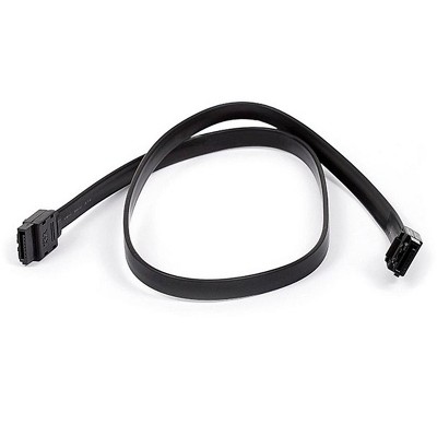 Monoprice DATA Cable - 2 Feet - Black | SATA 6Gbps Cable with Locking Latch, data transfer speeds of up to 6 Gbps