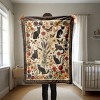 Christmas Gifts, Rustic Cat Pattern Printed Kids Room Nursery RV Decor Office Nap Portable Blanket, Polyester Knit Fabric, Cozy and Durable - 4 of 4