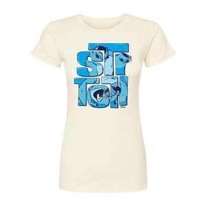 Women's - Lilo and Stitch - Stitch Stack Fitted Graphic T-Shirt - 1 of 3