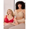 Leading Lady The Chloe – Lace Band Molded Underwire T-Shirt Bra in Pepper Red, Size: 52D. - 4 of 4