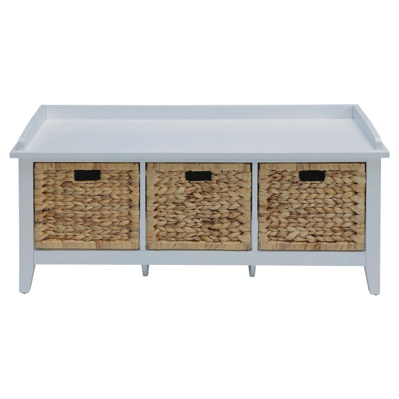 Storage Bench White - Acme Furniture, 5 of 8
