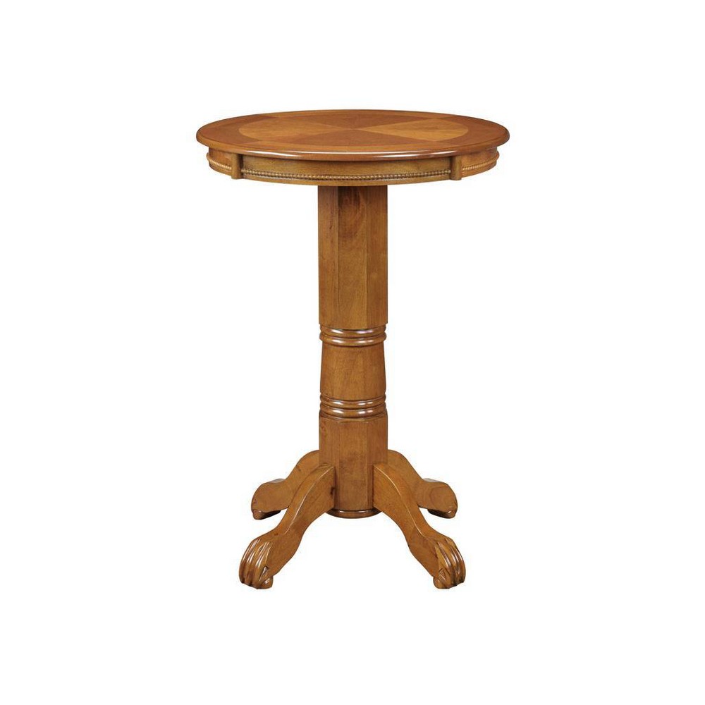 Photos - Dining Table Florence Pedestal Bar Height Table - Boraam Oak