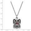Black Bow Jewelry Antiqued Stainless Steel CZ Birthstone Angel Ash Holder Necklace 18 In - 4 of 4