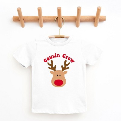 The Juniper Shop Cousin Crew Reindeer Youth Short Sleeve Tee