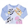 Kids Bluey Long Sleeve Characters All Over Print 2-Piece Pajamas - Toddler 2T - 2 of 3