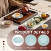 Unique Bargains Ceramic Decorative Water Pattern Mini Candy Serving Platter 4.25" - 3 of 4