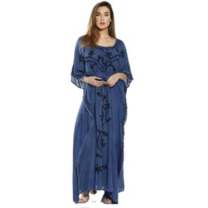 21678-WHITENAVY-XL Riviera Sun Caftan / Caftans for Women - 1 of 2