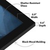 Americanflat 12x12 Picture Frame -- Gallery Style Frames Made of Engineered Wood - Square Frame for Wall Display - Black - 3 of 4