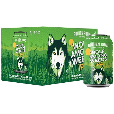 Golden Road Wolf Among Weeds IPA Beer - 6pk/12 fl oz Cans