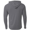 Hardcore Men's Long Sleeve Hooded Rash Guard Comfortable Performance Swim Shirt - 4 of 4