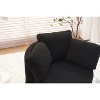 NicBex Swivel Chair with Storage Accent Chair With Back Cushion Living Room Chair for Reading Room, Bedroom - 4 of 4