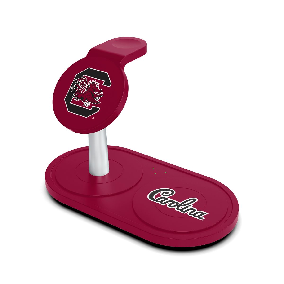 SOAR NCAA 3-in-1 Wireless Charging Station- South Carolina Gamecocks