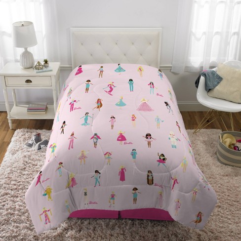 Barbie twin comforter set sale