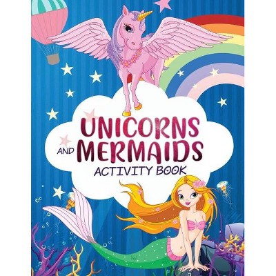 Mermaid Unicorn Activity Workbook - by  Harper Hall (Paperback)