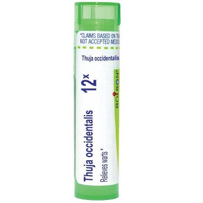 Thuja Occidentalis 12X by Boiron Homeopathic Single Medicine For First Aid  -  80 Pellet