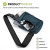 Unique Bargains Small Anti-Theft Crossbody Sling Backpack Nylon Chest Bag Fanny Pack - 4 of 4