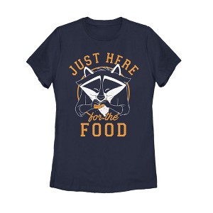 Women's Pocahontas Meeko Here For Food T-Shirt - 1 of 4