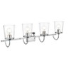 Elegant Lighting Kacey 4 light Chrome and Clear Bath Sconce - 3 of 3