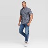 Men's Slim Fit Stretch Poplin Short Sleeve Button-Down Shirt - Goodfellow & Co™ - image 3 of 3
