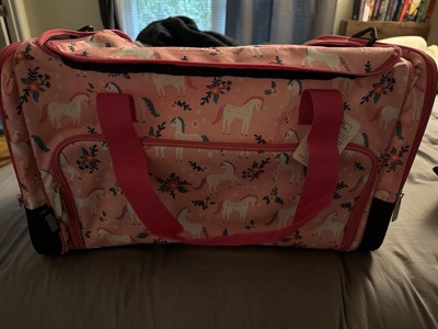 Wildkin Kids Weekender Travel Duffel Bags For Boys & Girls (pink Stripes) :  Target