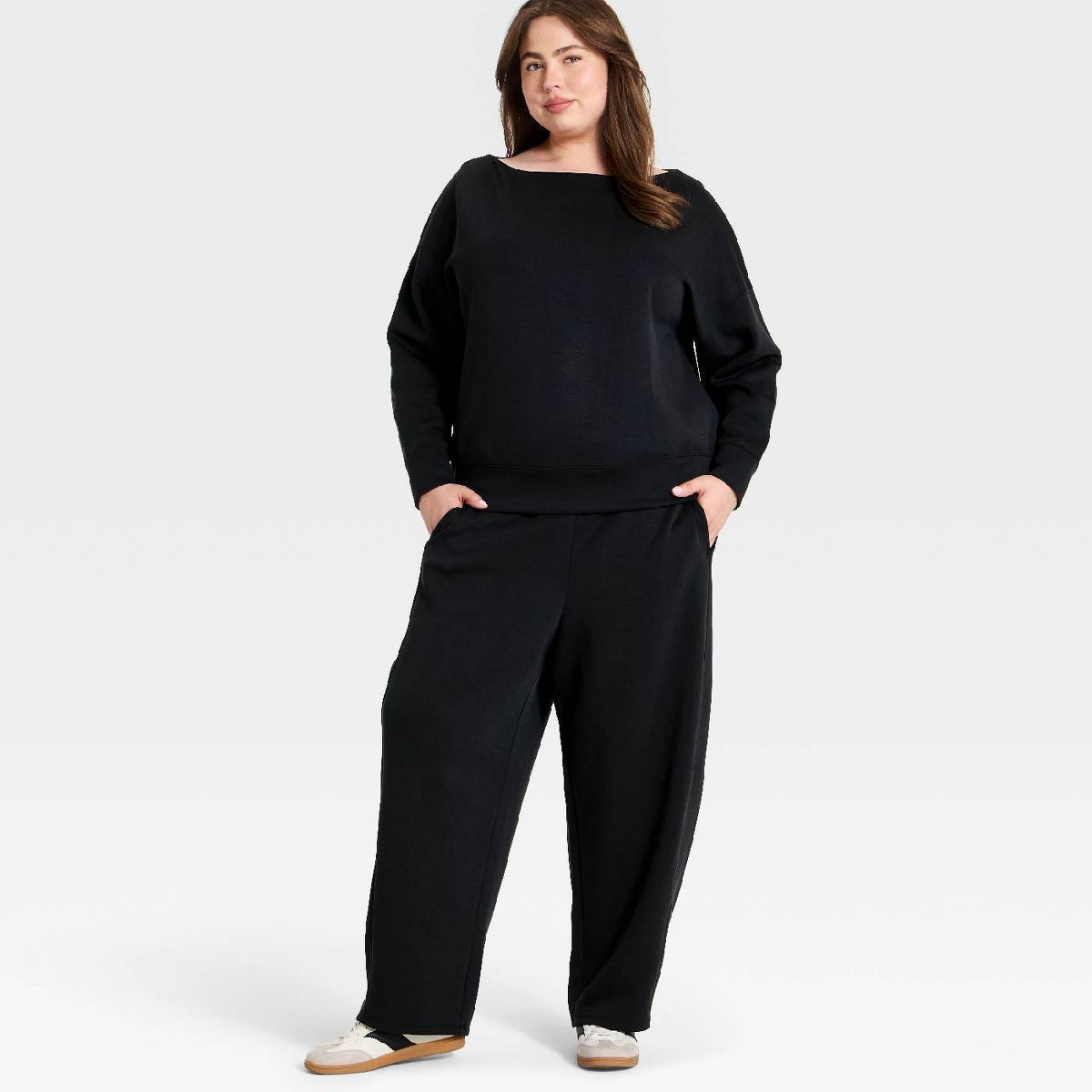 Women's Airy Sleek Boatneck Sweatshirt - All In Motion™ - thumbnail 6