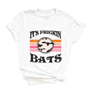 Simply Sage Market Women's It's Frickin' Bats Short Sleeve Graphic Tee - 1 of 4