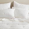 Andre cotton gauze embroidered Euro Sham - 26x26 - White - 4 of 4
