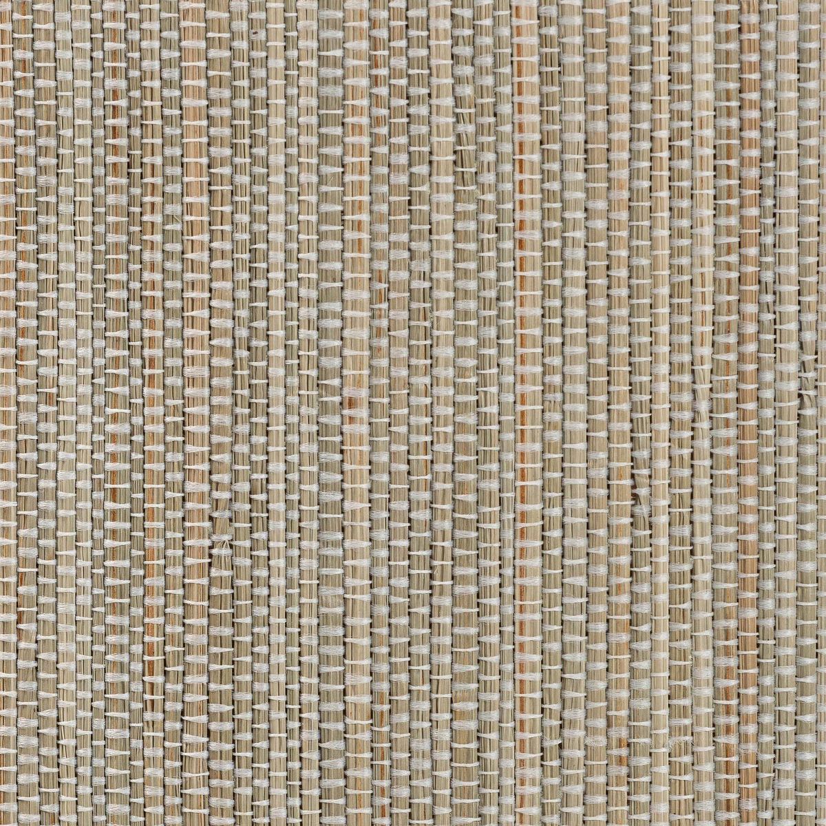 bali & pari Sadia Woven Grasscloth 1 Drawer Nightstand Natural/Gold - thumbnail 6