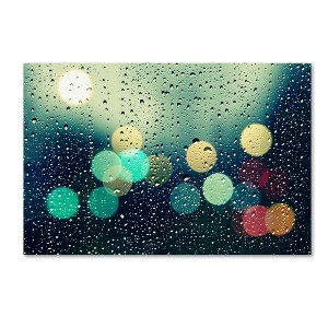 30" x 47" Rainy City by Beata Czyzowska Young - Trademark Fine Art: Giclee Canvas for Modern Decor - 1 of 4