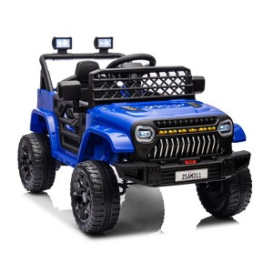 12V Kids Ride On Truck Electric Vehicle for Toddlers with Remote Control, 4-Wheel Suspension - 1 of 4