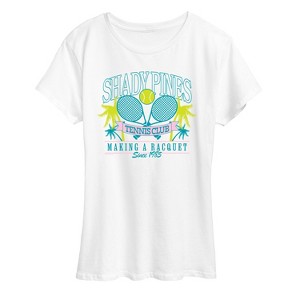 Women's - The Golden Girls - Shady Pines Tennis Short Sleeve Graphic T-Shirt - 1 of 4