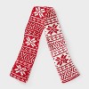 Red Fairisle Dog Scarf - Boots & Barkley™ - 3 of 3