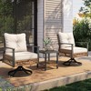Lausaint Home 3 Pieces Outdoor Swivel Chair - 3 of 4