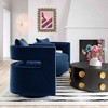 TOV Furniture Kennedy Velvet Swivel Accent Chair Forrest Green 30"W x 29.5"D x 31.5"H - 2 of 4
