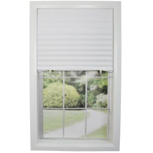 Versailles Cordless Temporary Pleated 4 Pack Shade for Windows White - 1 of 4
