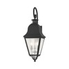 Livex Lighting Amwell 3 - Light Wall Light in  Black - 3 of 4