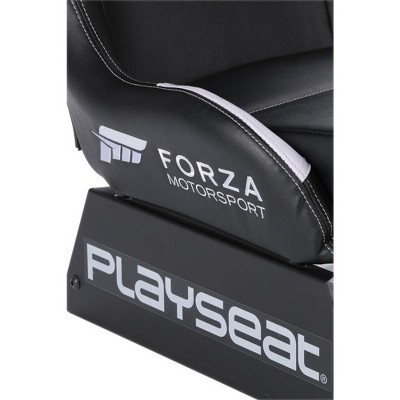 Black Leather Look Vinyl Foldable Racing Simulator Cockpit